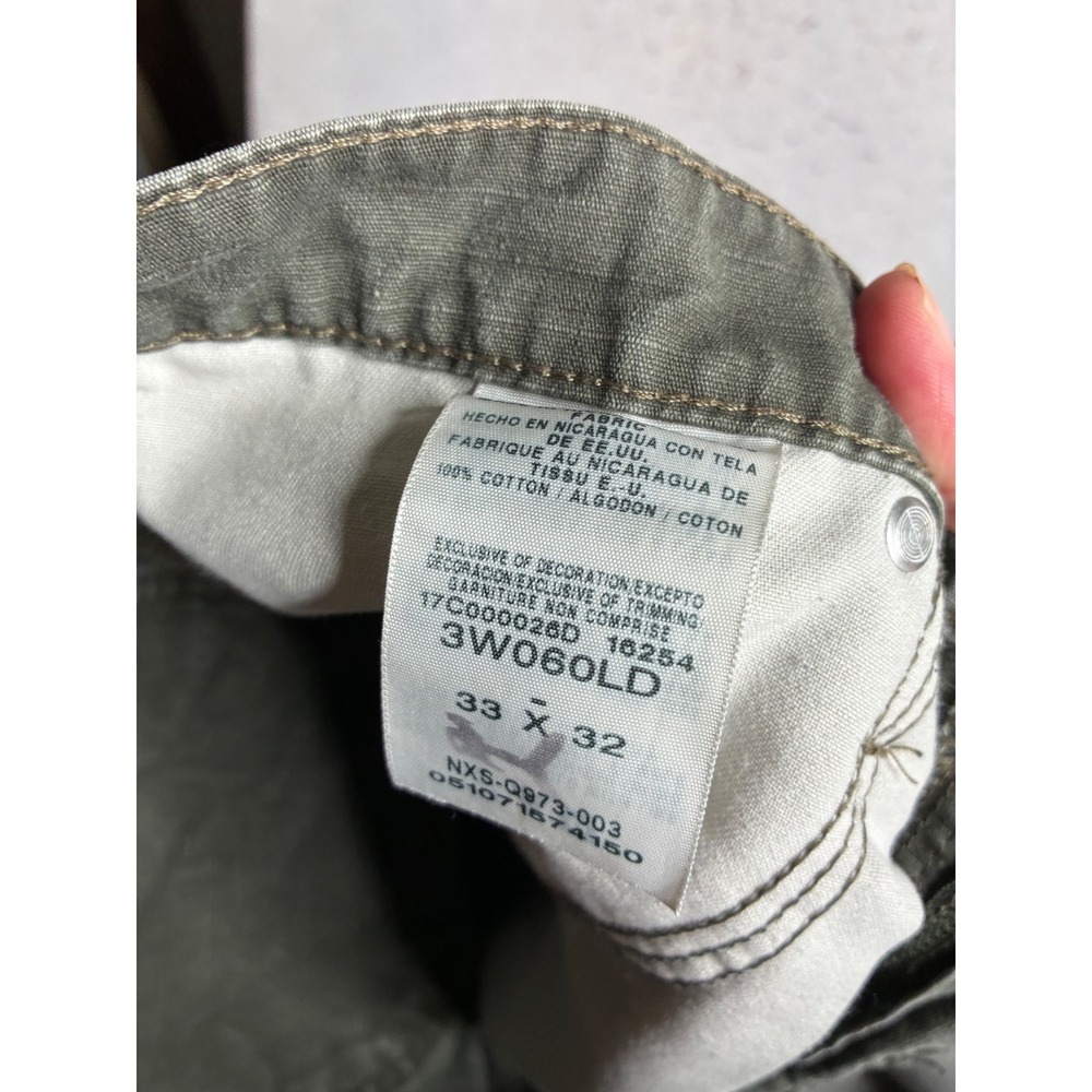 Wrangler Riggs Workwear Mens Green Ripstop Cargo Pants 3W060LD 33x32 - Picture 14 of 14